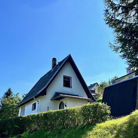Urige Berghuette Mit Kamin Und Sauna Im Erzgebirge Nahe Schwarzwassertal Pobershau Bagian luar foto
